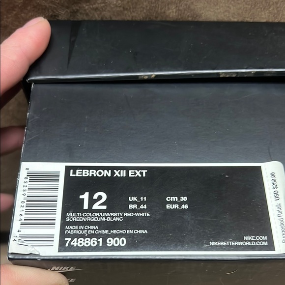 Nike LeBron XII EXT Sneakers - Multi-Color